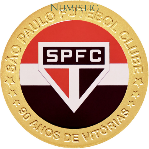 Medalha 90 Anos do São Paulo Futebol Clube — obverse