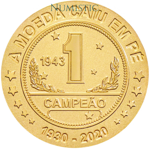 Medalha 90 Anos do São Paulo Futebol Clube — reverse