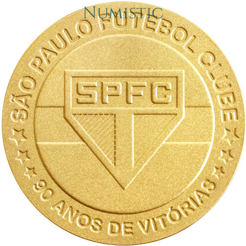 Medalha 90 Anos do São Paulo Futebol Clube — obverse