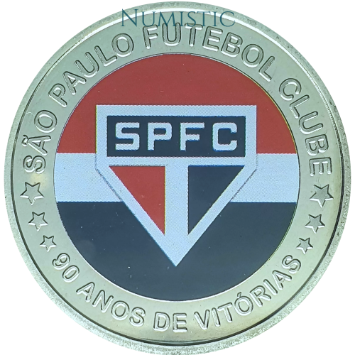 Medalha 90 Anos do São Paulo Futebol Clube — obverse