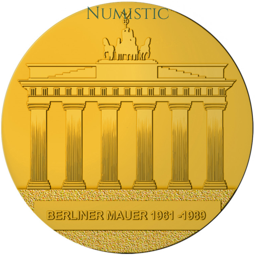Medalha 30 Anos da Queda do Muro de Berlim — reverse