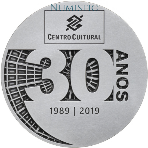 Medalha 30 Anos do Centro Cultural Banco Do Brasil - CCBB — reverse