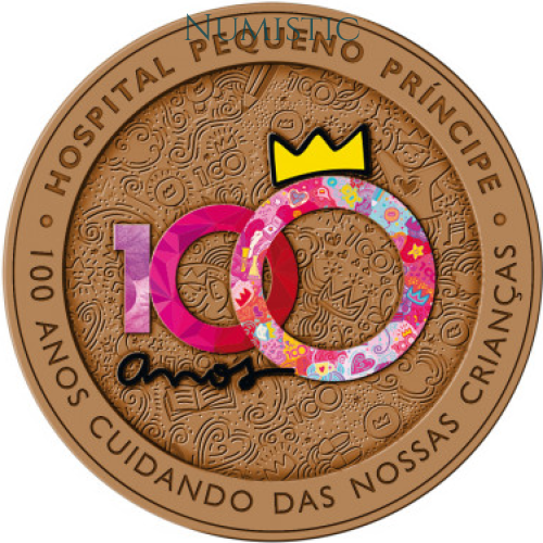 Medalha 100 anos do Hospital Pequeno Príncipe — obverse