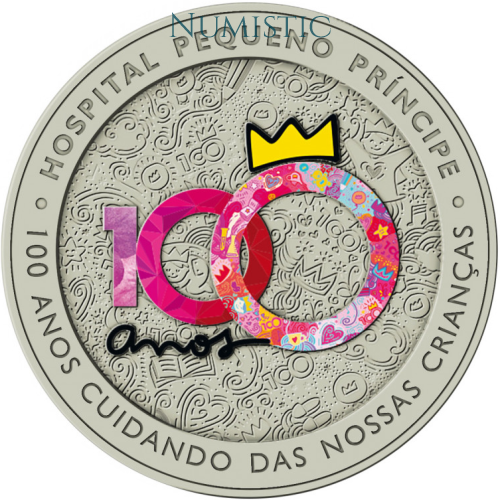 Medalha 100 anos do Hospital Pequeno Príncipe — obverse