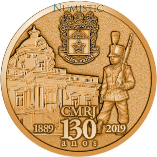 Medalha 130 Anos do Colégio Militar — obverse