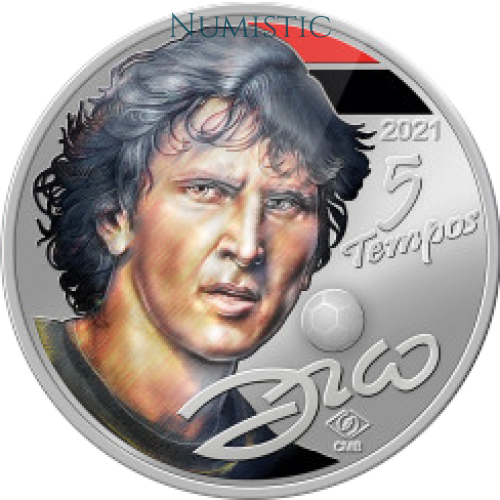 Medalha Cinco Tempos de Zico — obverse