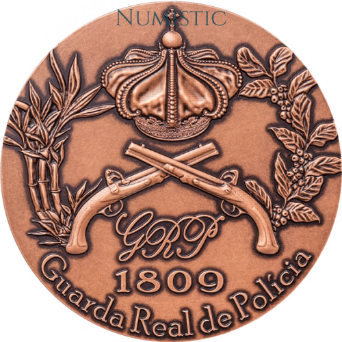 Medalha 210 Anos da Polícia Militar do Estado do Rio de Janeiro — obverse