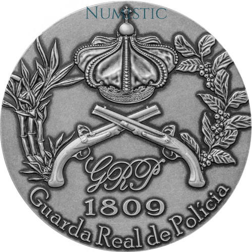 Medalha 210 Anos da Polícia Militar do Estado do Rio de Janeiro — obverse