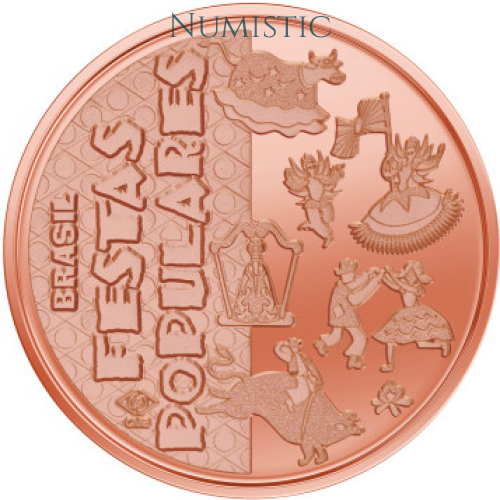 Medalha Festas Populares - Bumba Meu Boi — obverse