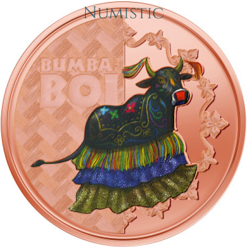 Medalha Festas Populares - Bumba Meu Boi — reverse