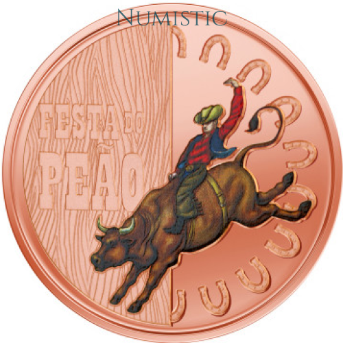 Medalha Festas Populares - Festa do Peão — reverse