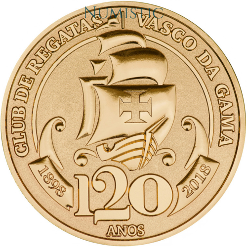 Medalha 120 Anos Club de Regatas Vasco da Gama — obverse