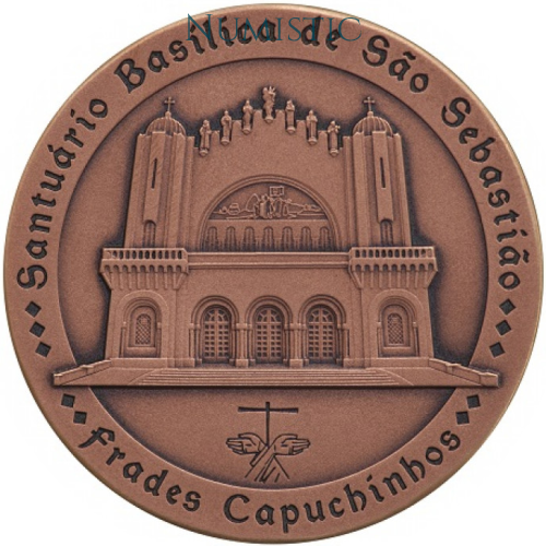 Medalha Homenagem a São Sebastião do Rio de Janeiro — reverse