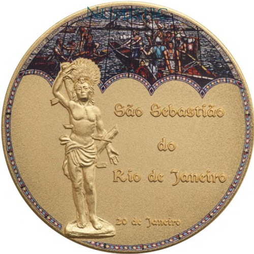 Medalha Homenagem a São Sebastião do Rio de Janeiro — obverse