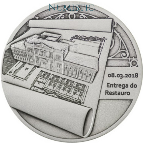 Medalha 324 Anos da Casa da Moeda do Brasil — reverse