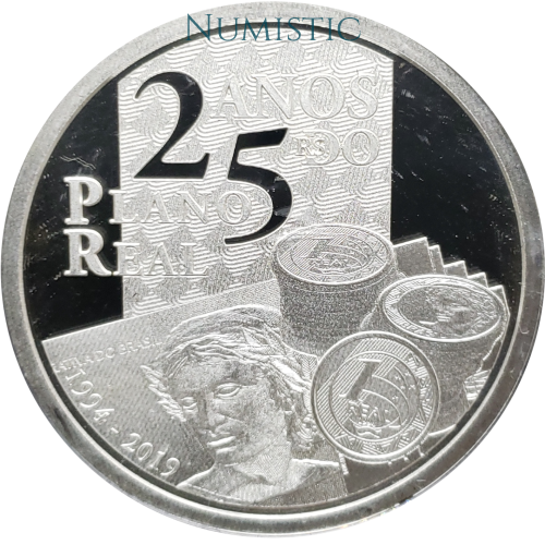 Medalha 25 Anos do Plano Real — obverse