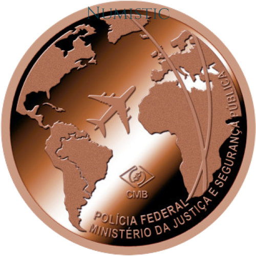 Medalha Novo Passaporte Brasileiro — reverse