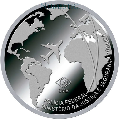 Medalha Novo Passaporte Brasileiro — reverse