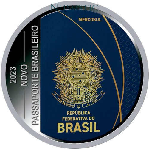 Medalha Novo Passaporte Brasileiro — obverse