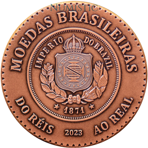 Medalha Moedas Brasileiras - Medalha e Folha de Selos Postais — obverse