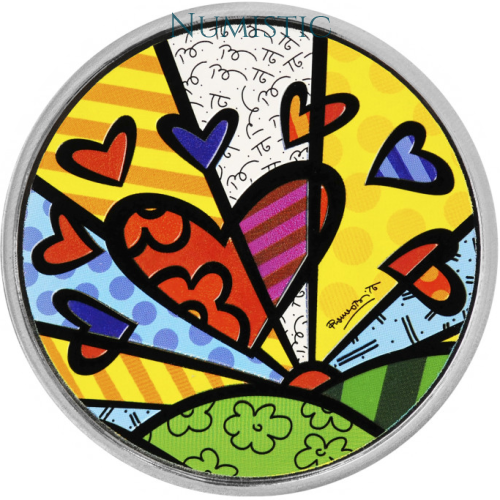 Medalha Homenagem a Romero Britto — reverse