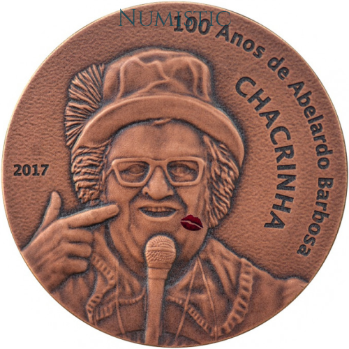 Medalha 100 Anos do Nascimento do Chacrinha — obverse
