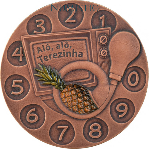 Medalha 100 Anos do Nascimento do Chacrinha — reverse