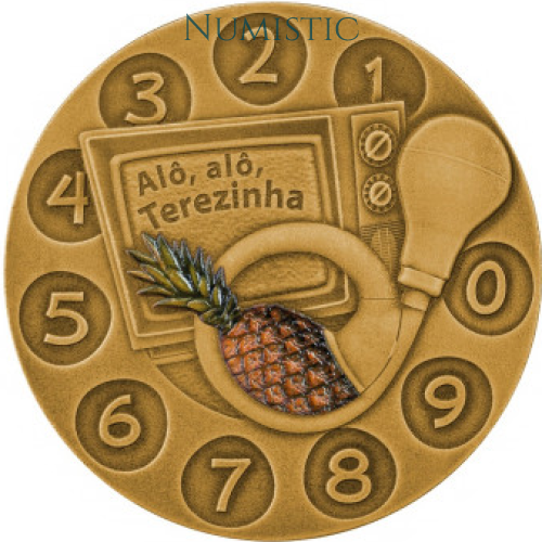 Medalha 100 Anos do Nascimento do Chacrinha — reverse