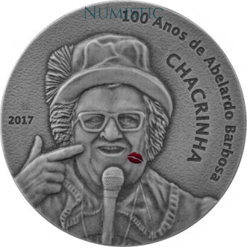 Medalha 100 Anos do Nascimento do Chacrinha — obverse