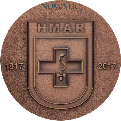 Medalha 200 Anos do Hospital Militar de Área de Recife — reverse