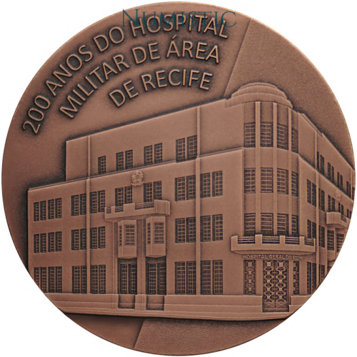 Medalha 200 Anos do Hospital Militar de Área de Recife — obverse
