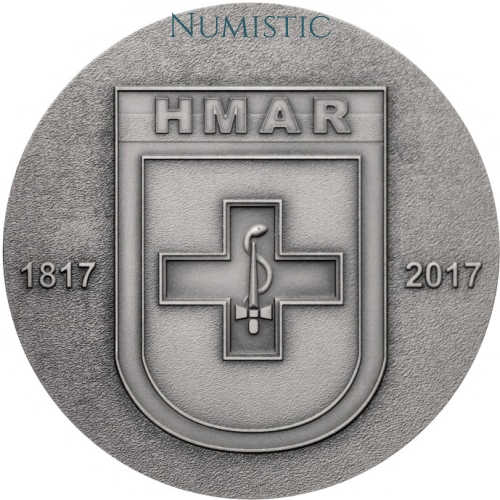 Medalha 200 Anos do Hospital Militar de Área de Recife — reverse