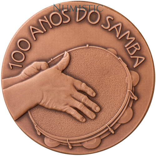 Medalha 100 Anos do Samba — obverse