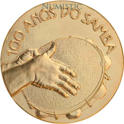 Medalha 100 Anos do Samba — obverse