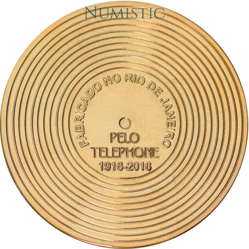 Medalha 100 Anos do Samba — reverse