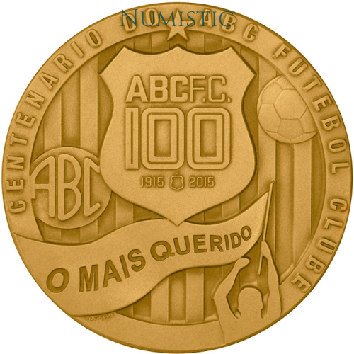 Medalha Centenário do ABC Futebol Clube — reverse
