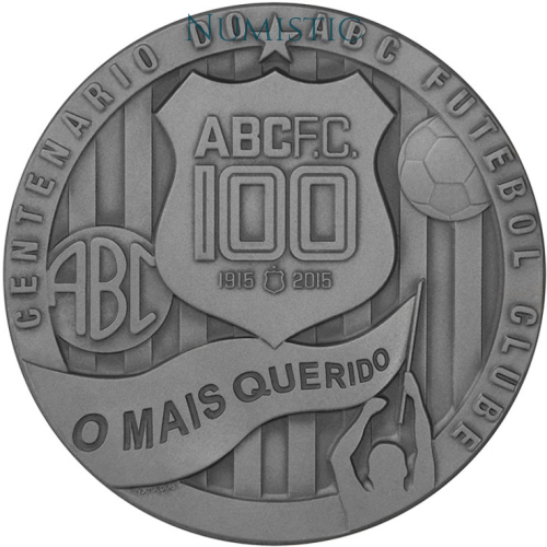 Medalha Centenário do ABC Futebol Clube — reverse