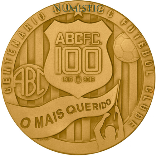 Medalha Centenário do ABC Futebol Clube — reverse