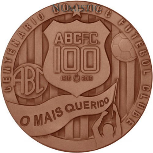 Medalha Centenário do ABC Futebol Clube — reverse
