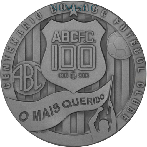 Medalha Centenário do ABC Futebol Clube — reverse