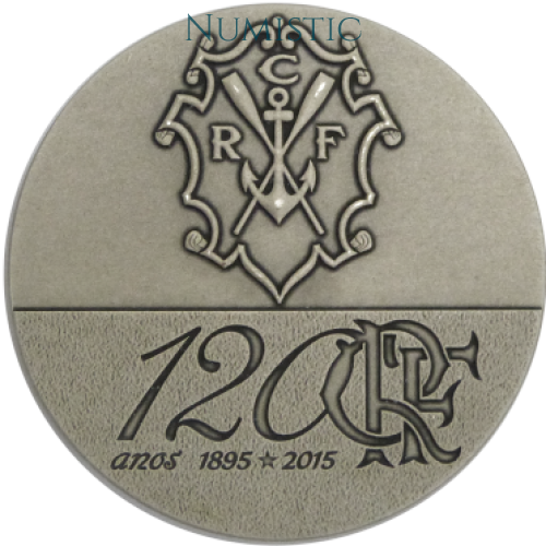 Medalha 120 Anos do Clube de Regatas do Flamengo — reverse