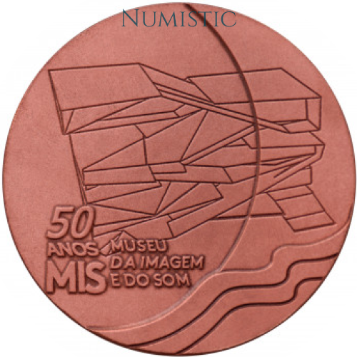 Medalha 50 Anos do MIS - Museu da Imagem e do Som — reverse
