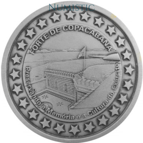 Medalha 100 Anos da Inauguração do Forte de Copacabana — reverse
