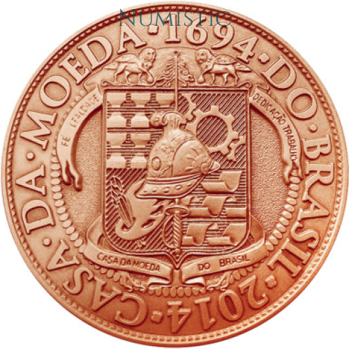 Medalha 320 Anos da Casa da Moeda do Brasil — obverse