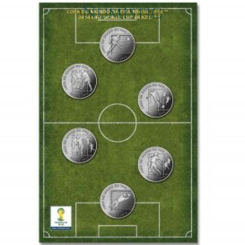 Cartela Copa do Mundo 2014 - Jogadas do Futebol — reverse