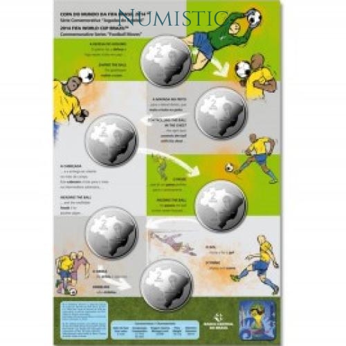 Cartela Copa do Mundo 2014 - Jogadas do Futebol — obverse