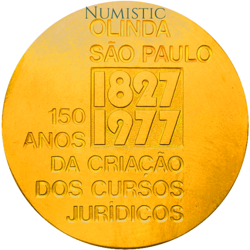 Medalha Cursos Jurídicos 150 Anos — reverse
