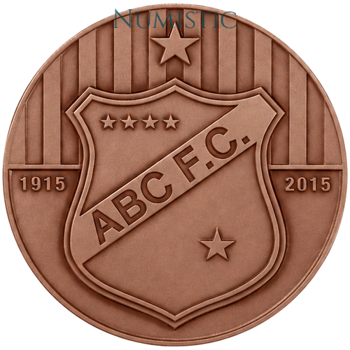 Medalha Centenário do ABC Futebol Clube — Anverso — Bronze