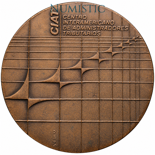 Medalha 22a Assembleia Geral do CIAT — Reverso — Bronze