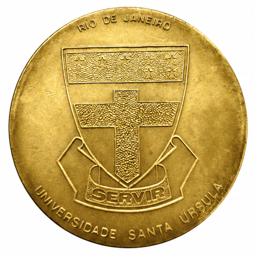 Medalha Ano Jubilar da Ordem de Santa Úrsula — Reverso — Ouro .900